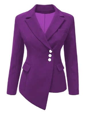 Asymmetrischer Blazer Mit Schlichtem Revers Für Damen As