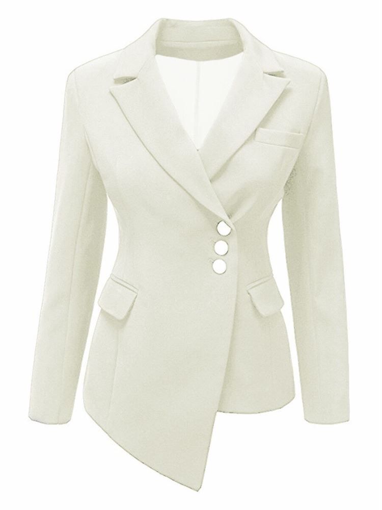 Asymmetrischer Blazer Mit Schlichtem Revers Für Damen As