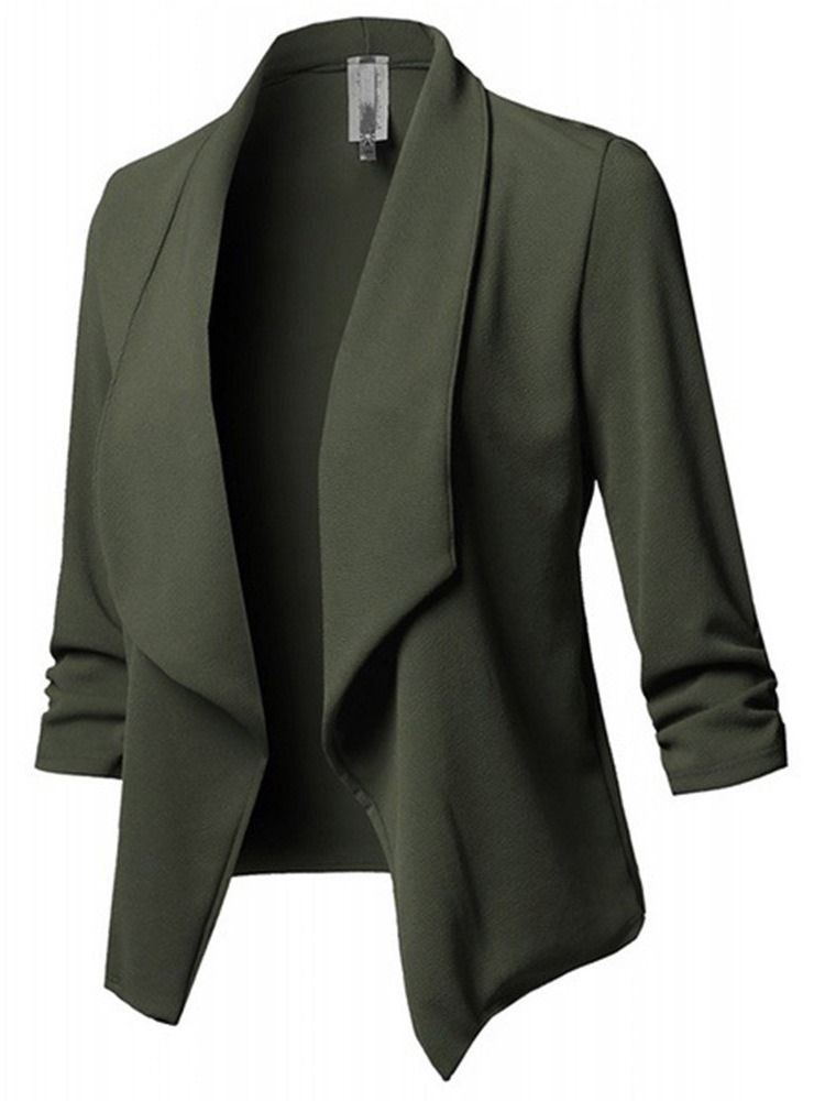 Damen-uni-langarm-standard Regular Casual-blazer