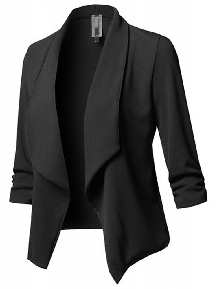 Damen-uni-langarm-standard Regular Casual-blazer