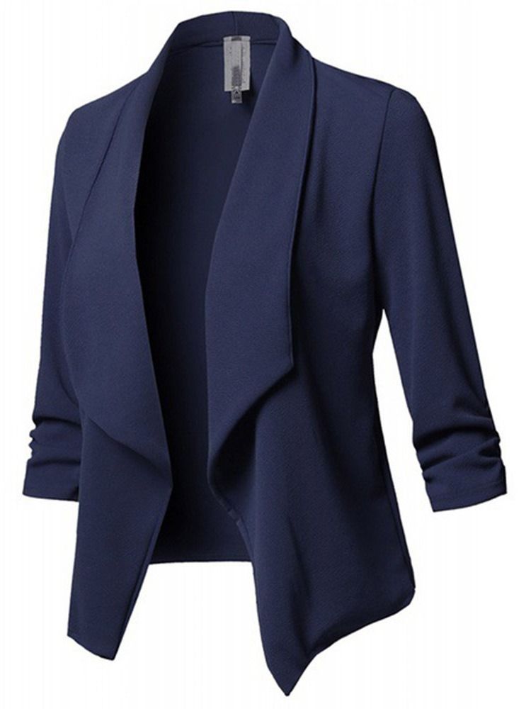 Damen-uni-langarm-standard Regular Casual-blazer