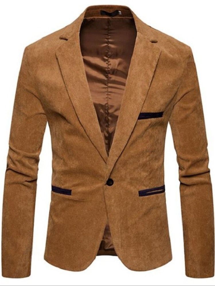 Ein Knopf Casual Herren Slim Freizeit Blazer