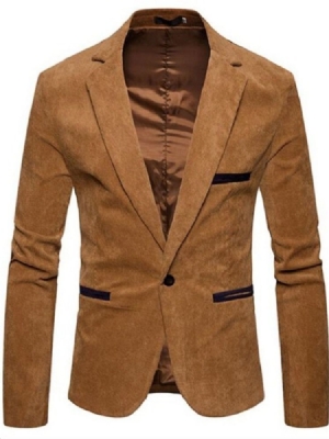 Ein Knopf Casual Herren Slim Freizeit Blazer