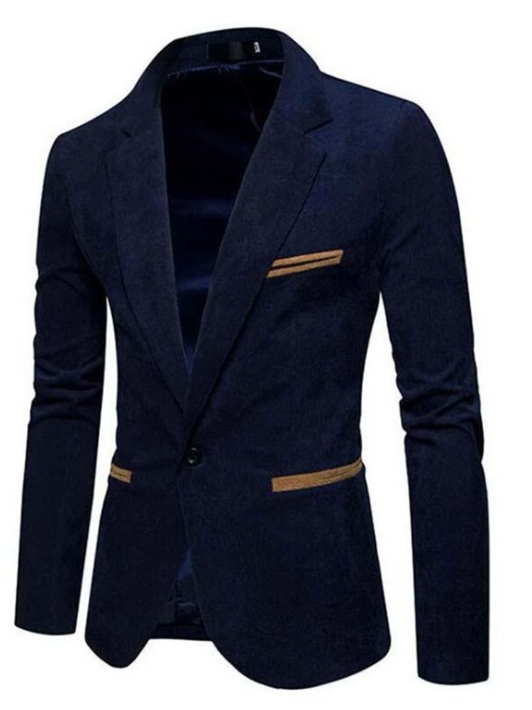 Ein Knopf Casual Herren Slim Freizeit Blazer