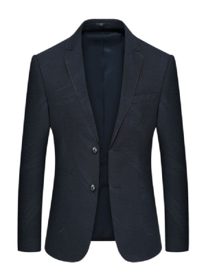 Einreihiger Herren Freizeit Blazer Mit Gekerbtem Revers