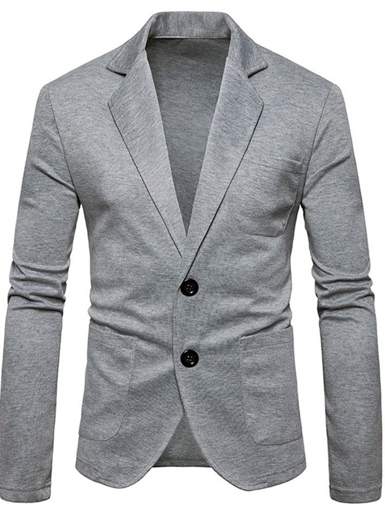 Einreihiger Slim Freizeit-blazer Für Herren