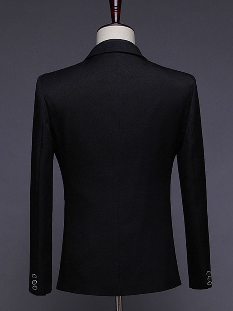 Farbblock Pailletten Mode Bühnenkostüme Herren Blazer