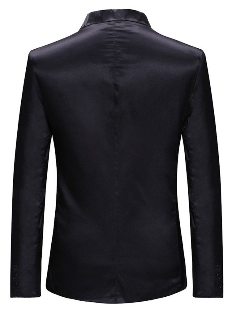 Mode Ein Knopf Geometrische Herren Freizeit Blazer Ge