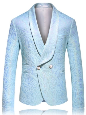 Mode Einreihiger Herren Freizeit Blazer Mit Revers Blazer