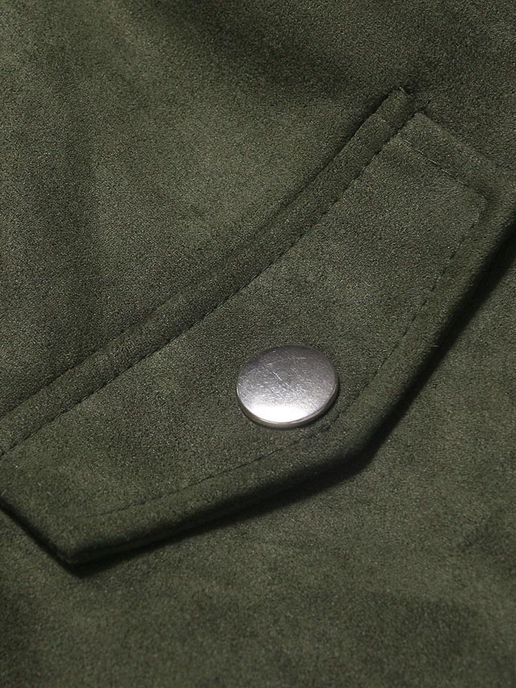 Revers Herrenjacke Mit Reißverschluss