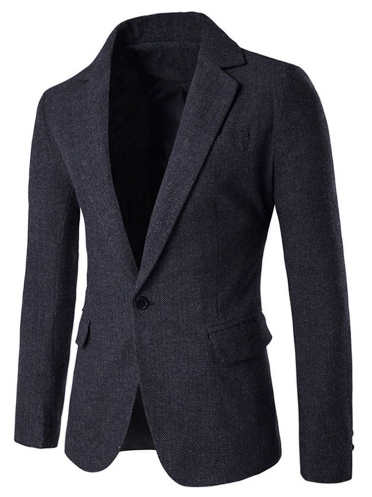 Schlanker England-blazer Für Herren Mit Gekerbtem Revers