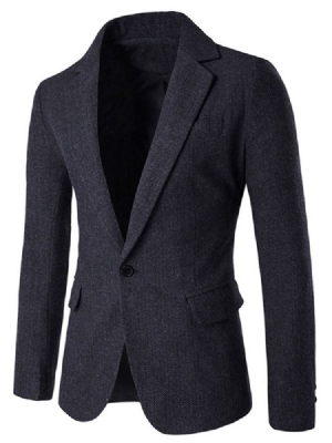 Schlanker England-blazer Für Herren Mit Gekerbtem Revers