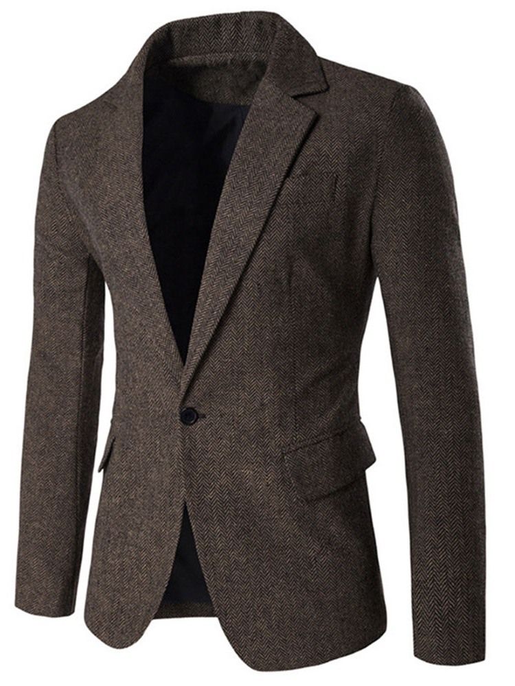 Schlanker England-blazer Für Herren Mit Gekerbtem Revers