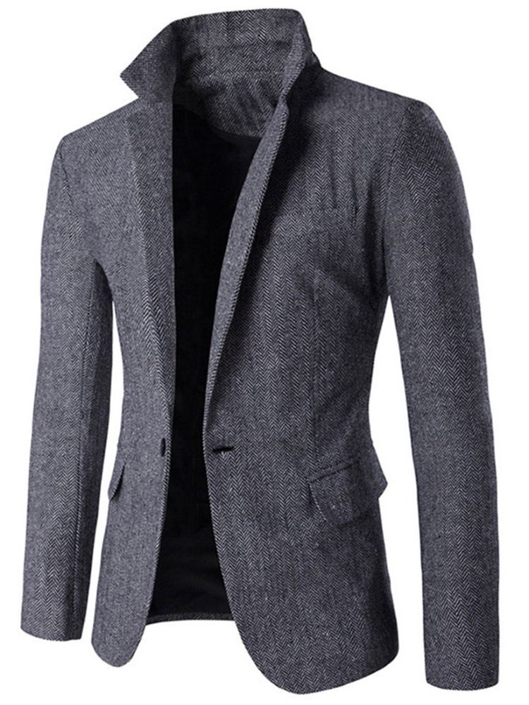 Schlanker England-blazer Für Herren Mit Gekerbtem Revers