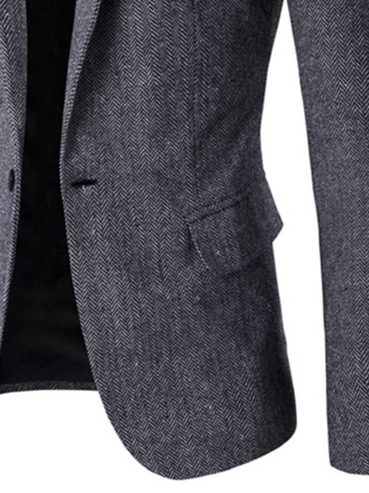 Schlanker England-blazer Für Herren Mit Gekerbtem Revers