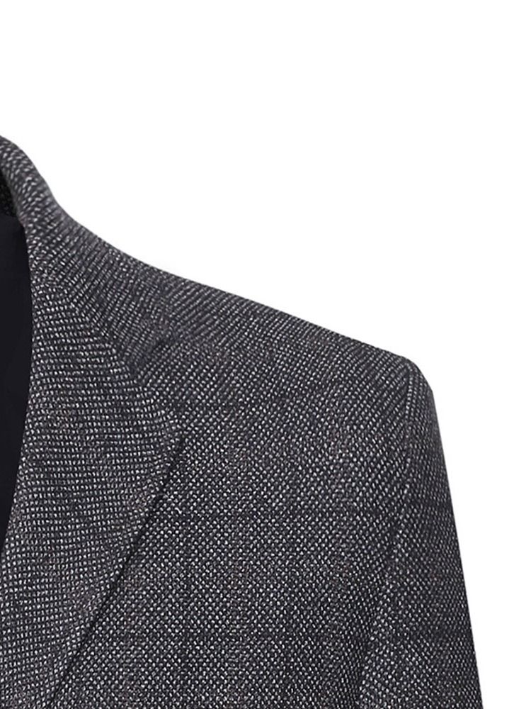 Schmaler Einreihiger Revers-blazer Für Herren