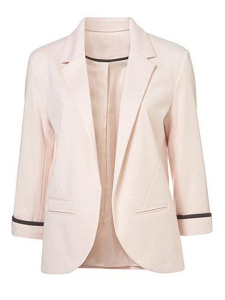 Schmaler Schlichter Ol-blazer Für Damen