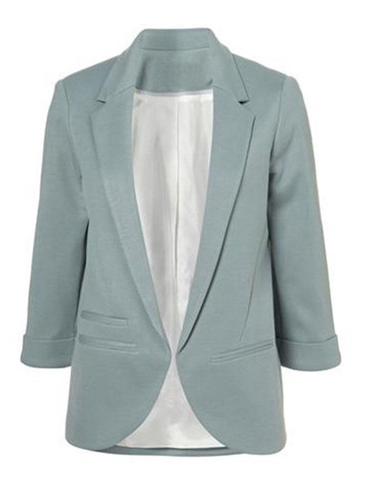 Schmaler Schlichter Ol-blazer Für Damen