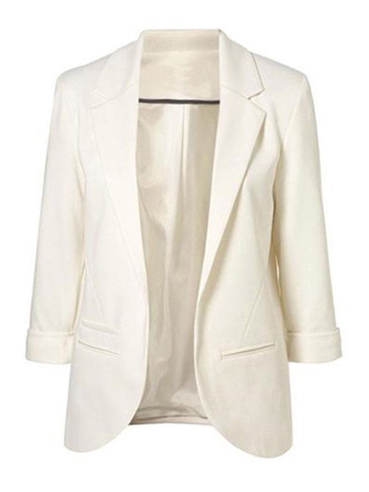 Schmaler Schlichter Ol-blazer Für Damen