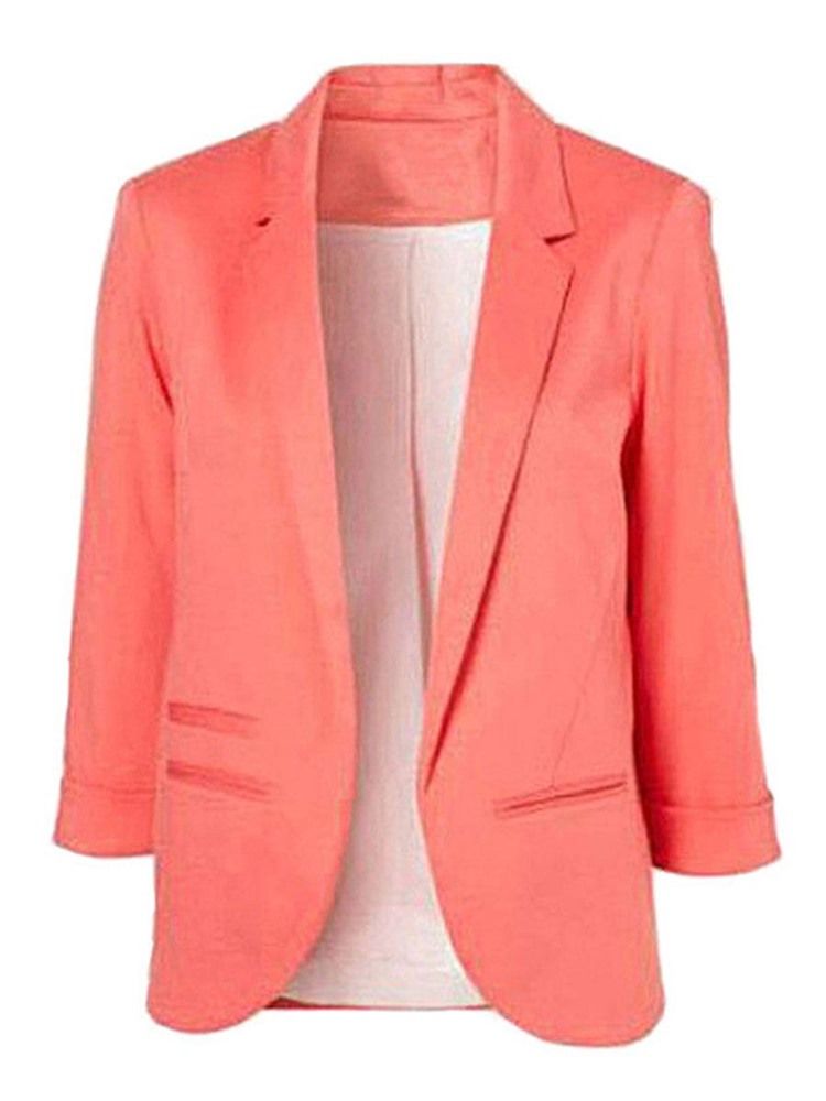 Schmaler Schlichter Ol-blazer Für Damen