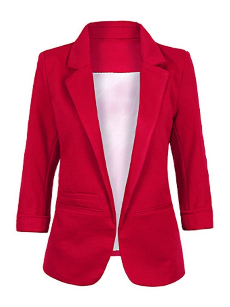 Schmaler Schlichter Ol-blazer Für Damen