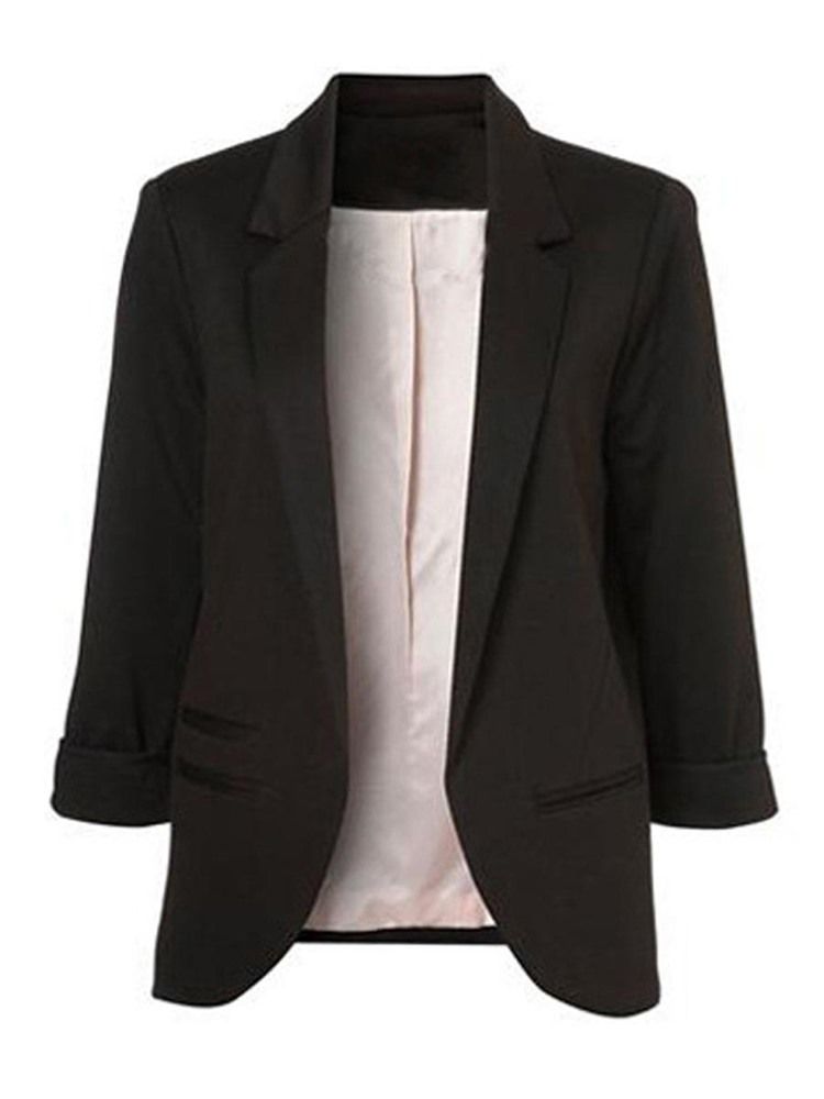 Schmaler Schlichter Ol-blazer Für Damen