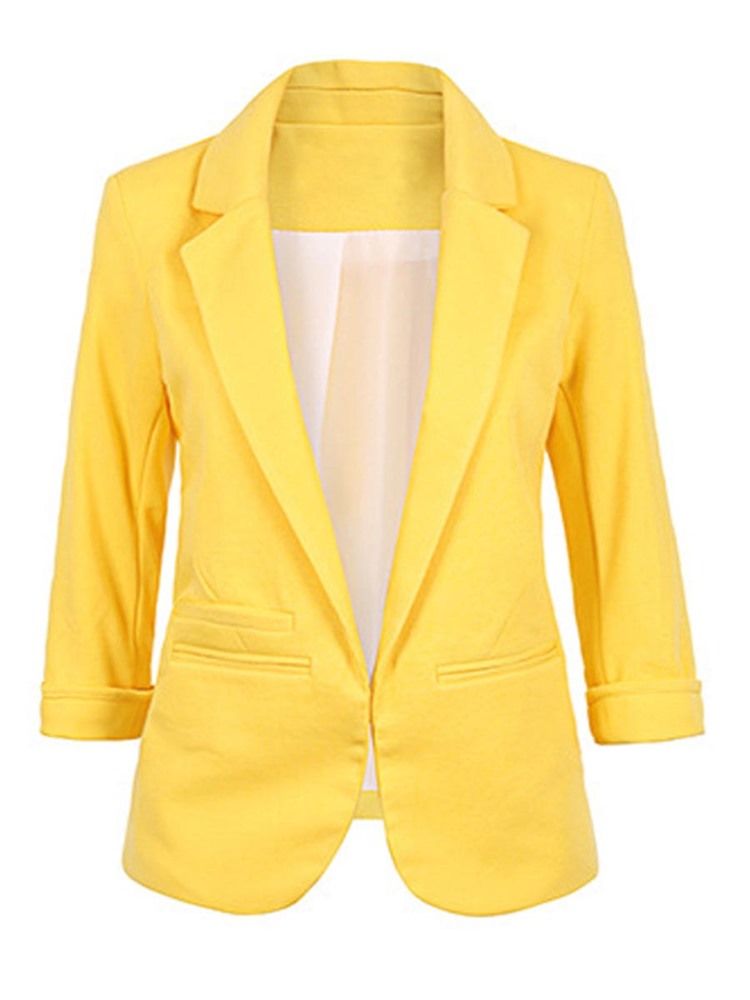 Schmaler Schlichter Ol-blazer Für Damen