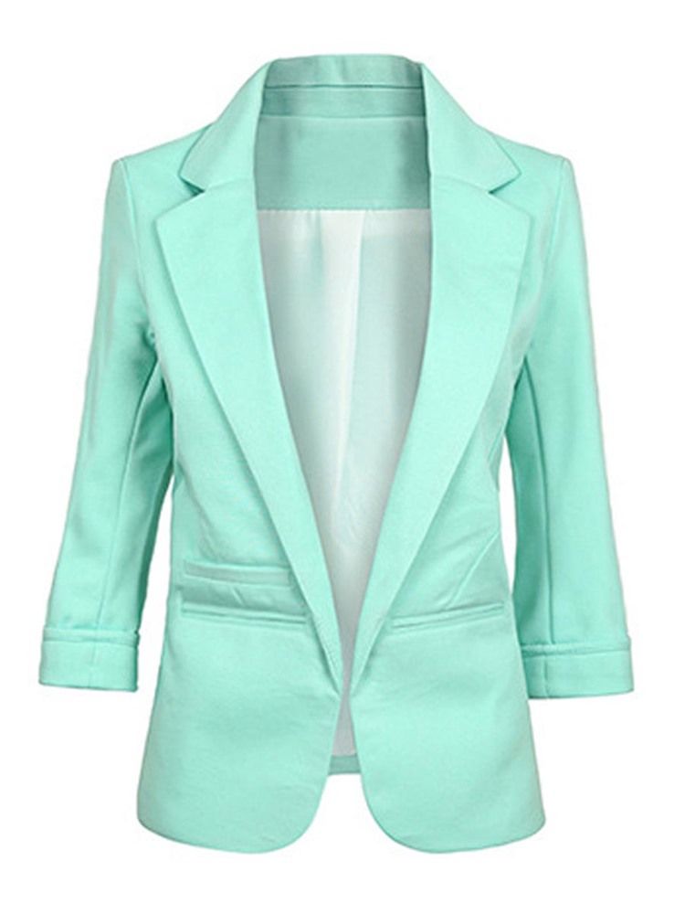 Schmaler Schlichter Ol-blazer Für Damen