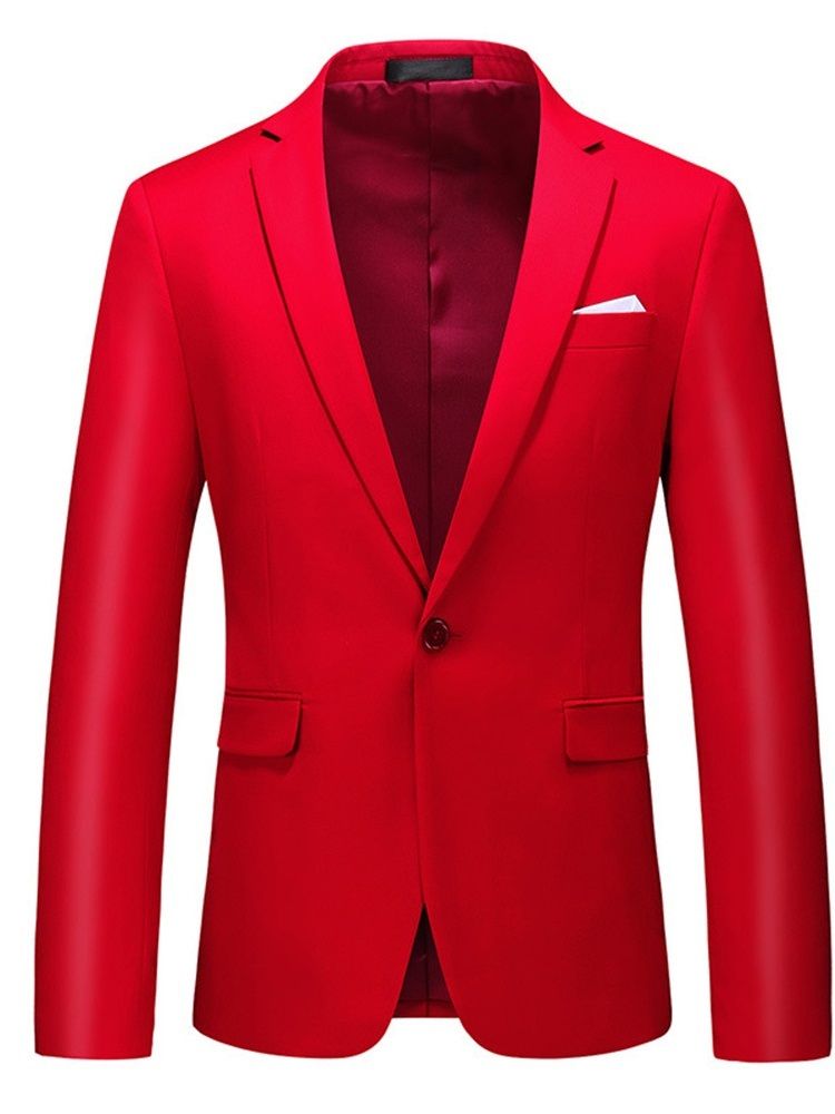 Slim One Herren-blazer Mit Gekerbtem Revers