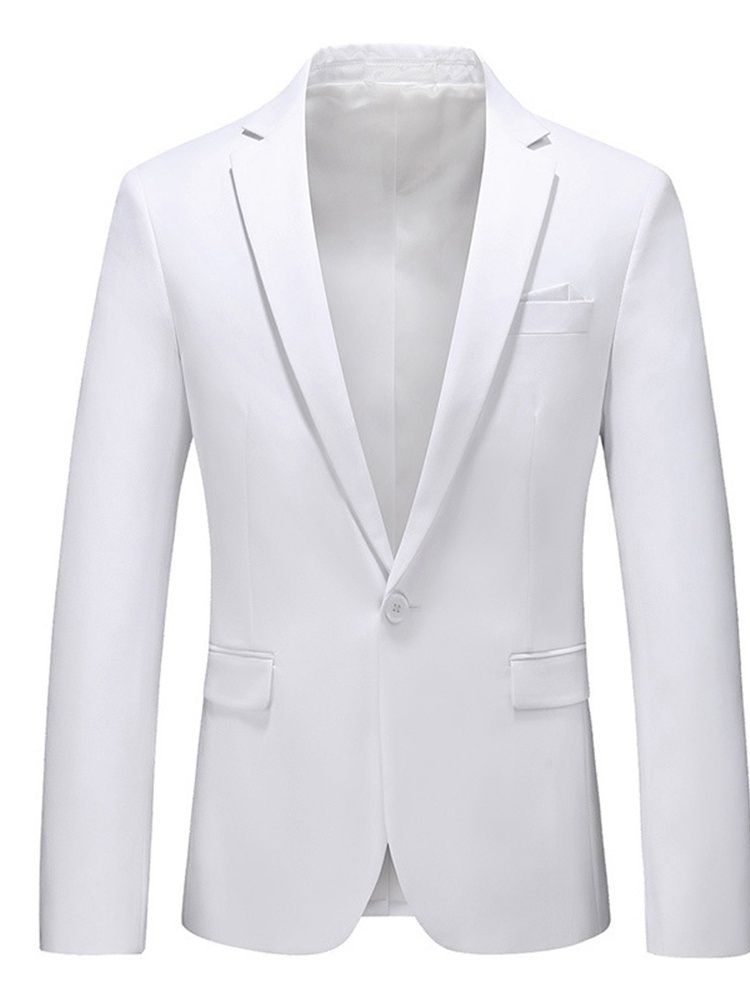 Slim One Herren-blazer Mit Gekerbtem Revers