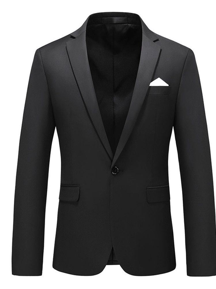 Slim One Herren-blazer Mit Gekerbtem Revers