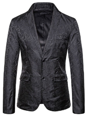 Slim Patchwork Casual Herren Freizeit Blazer