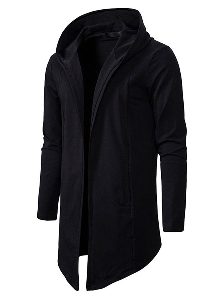 Cardigan Plain Slim Herren Hoodies