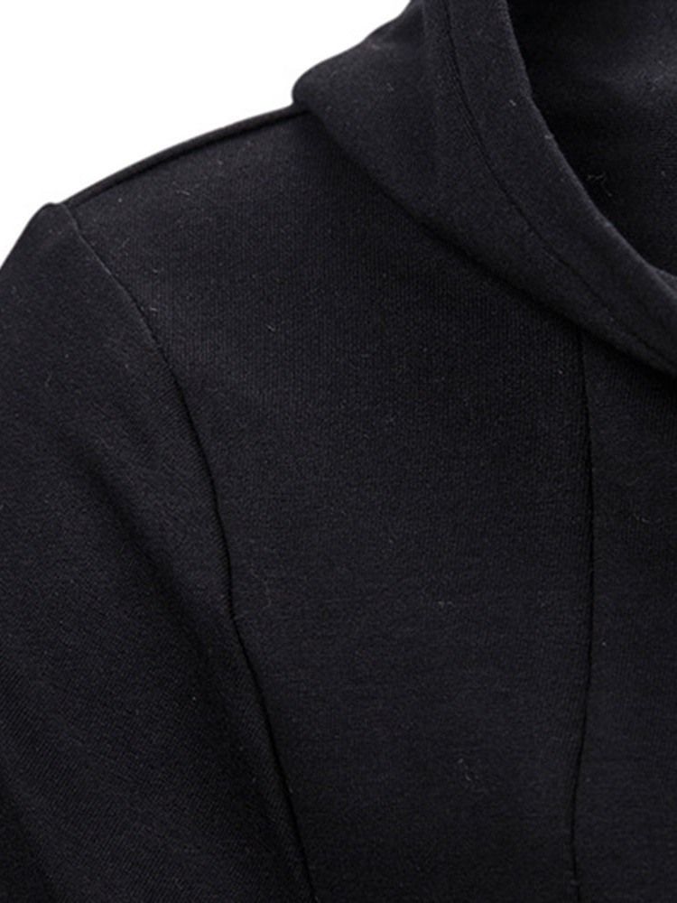 Cardigan Plain Slim Herren Hoodies