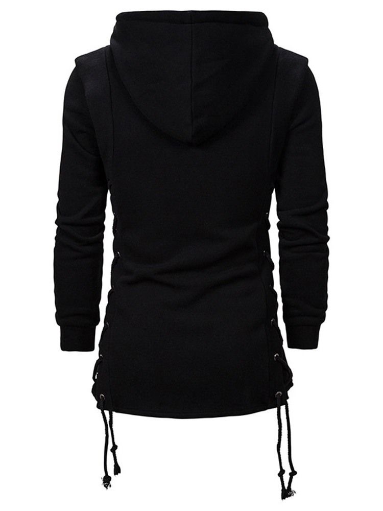 Cardigan Plain Zipper Slim Herren Hoodies