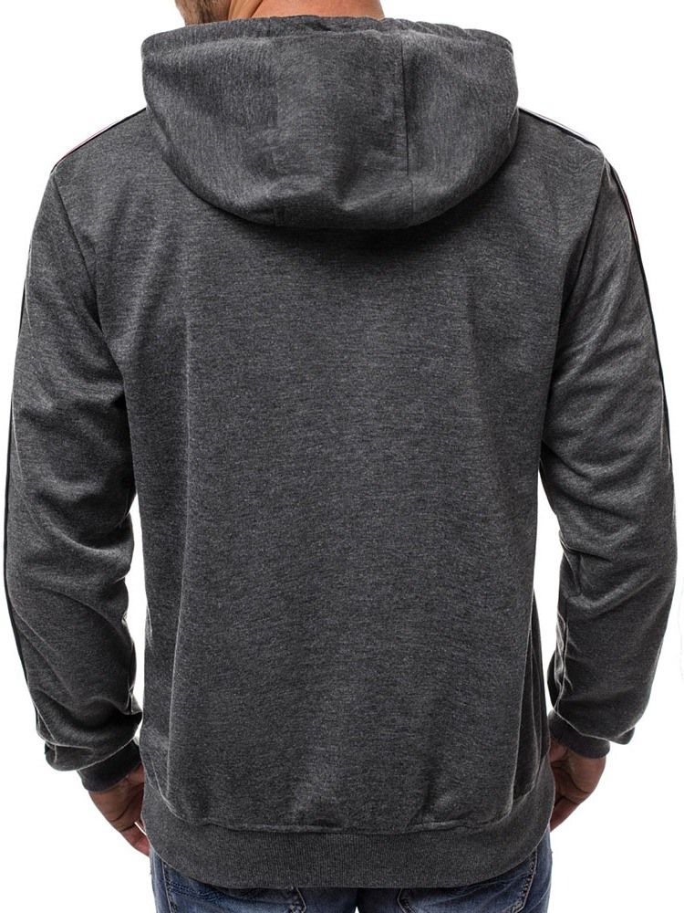 Color Block Pocket Loose Herren Hoodies