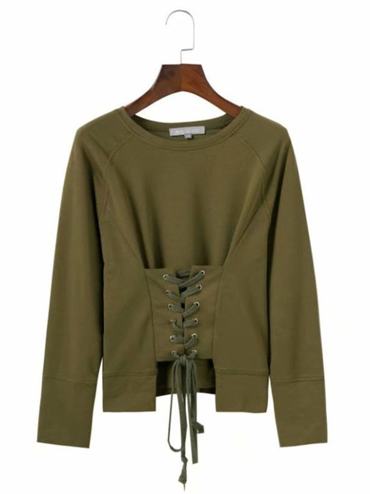 Damen-kapuzenpullover Mit Normalem Normalem Neun-punkte-muster