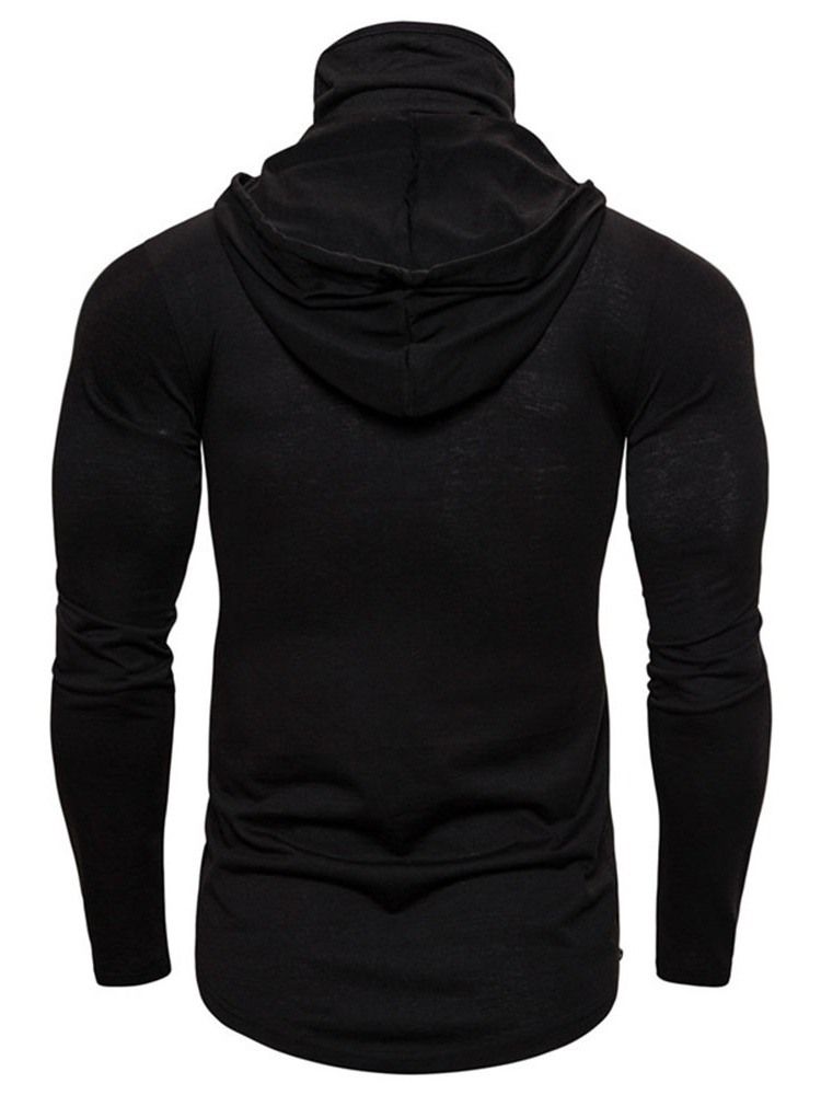 Dicke Farbblock Slim Herren Hoodies