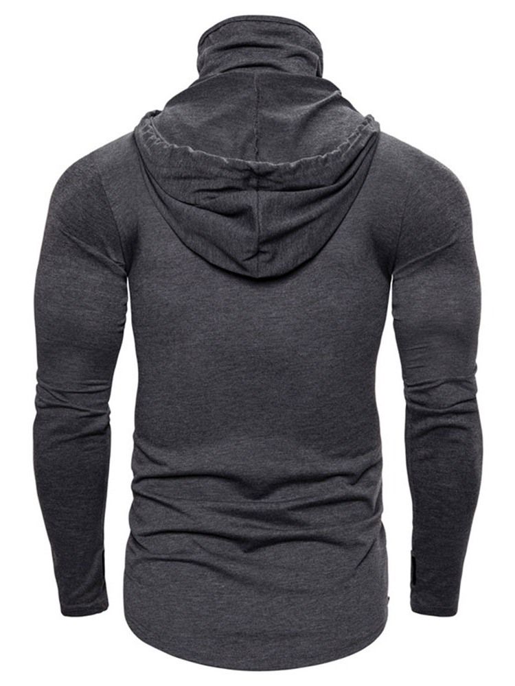 Dicke Farbblock Slim Herren Hoodies