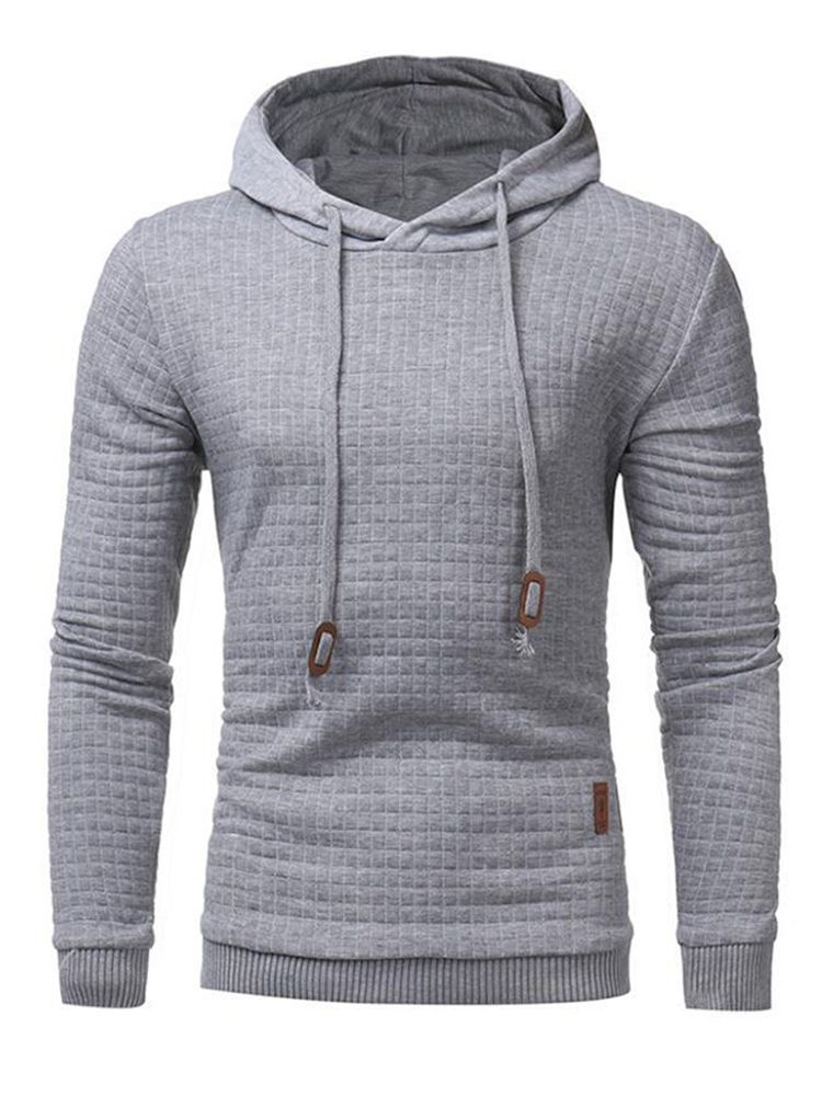 Dicke Plain Pullover Winter Pullover Herren Hoodies