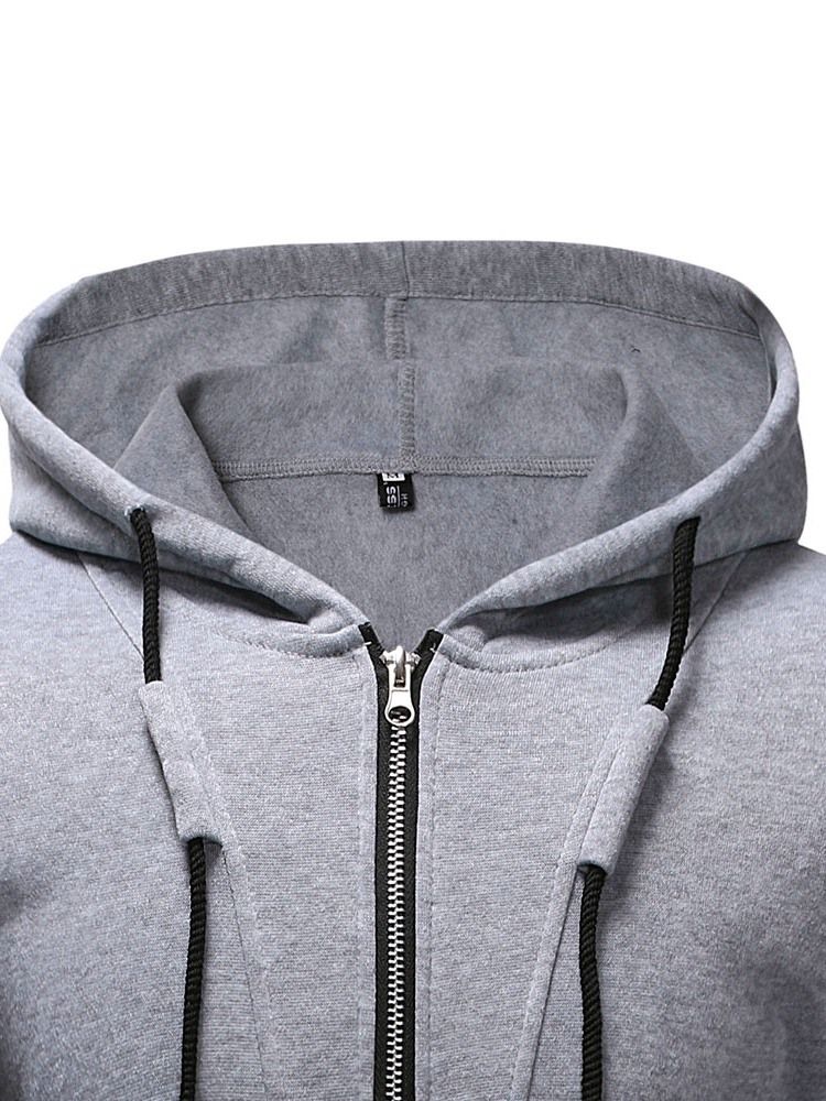 Patchwork Color Block Pullover Herren Hoodies