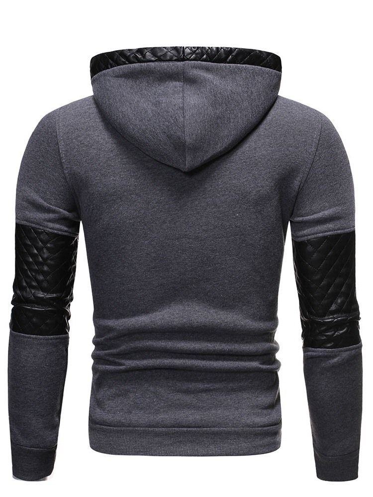 Print Pullover Color Block Herren Hoodies