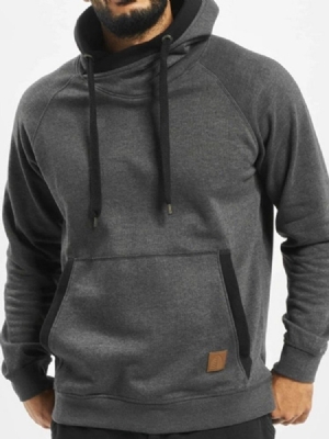 Pullover Dick Patchwork Casual Herren Slim Hoodies