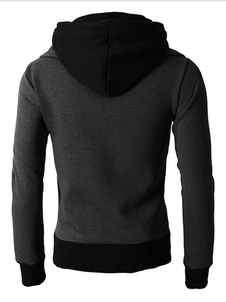 Pullover Dicker Farbblock Herren Hoodies