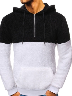 Pullover Pocket Fleece Casual Herren Hoodies