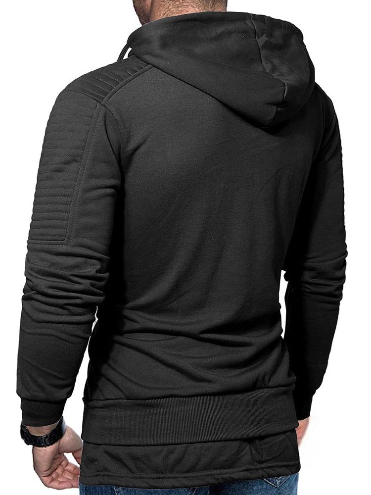 Pullover Zipper Plain Herren Hoodies