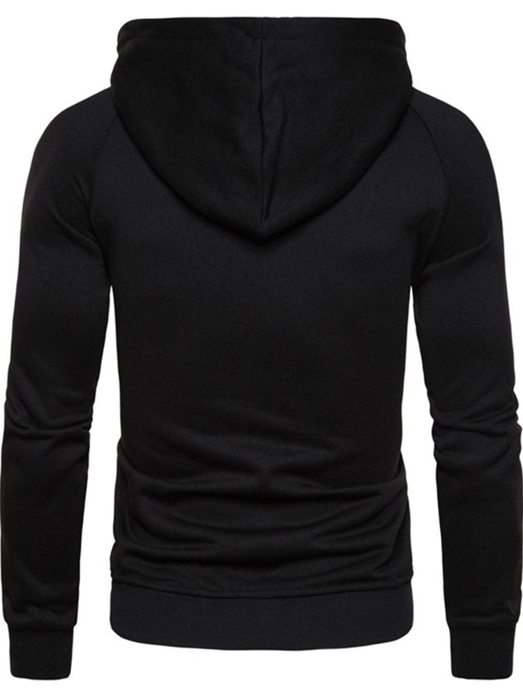 Zipper Plain Cardigan Herren Slim Hoodies