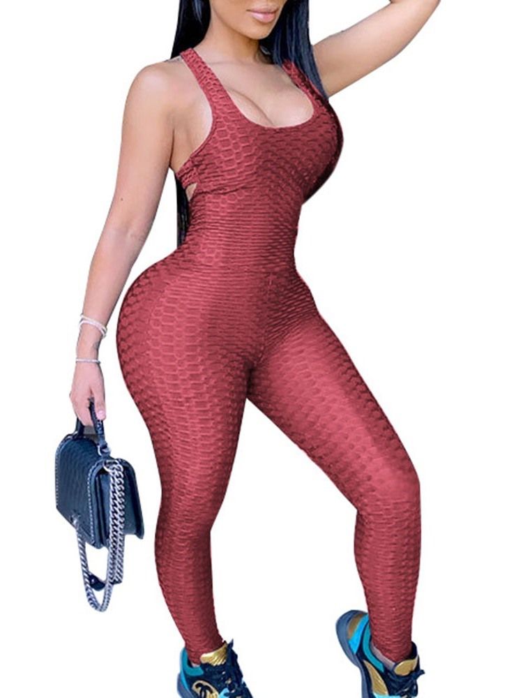 Rückenfreier Sexy Bleistifthosen In Voller Länge Mit Hoher Taille Damen-overall