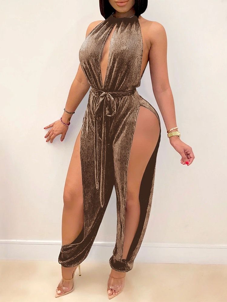 Sexy Slim Jumpsuit Für Damen In Voller Länge