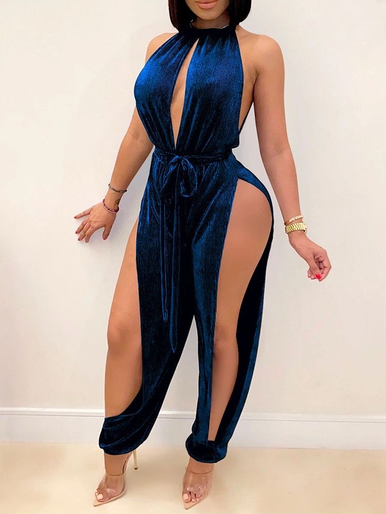 Sexy Slim Jumpsuit Für Damen In Voller Länge